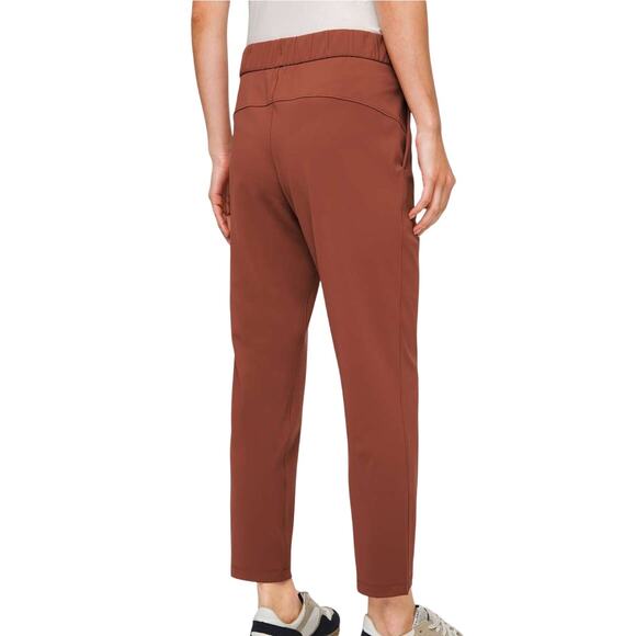 Lululemon On The Fly 7/8 Pant Rustic Clay Women's Sz 4 Excellent Used Condition - Picture 2 of 11